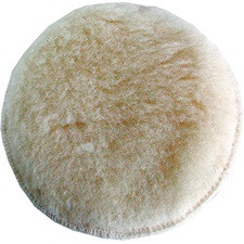 EXTOL CRAFT polírkorong, fehér, báránybőr (gyapjú); 125 mm, 407201, 8894201 és 8894202 excenter csiszolókhoz