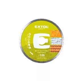   EXTOL CRAFT gyémántvágó csempevágáshoz (sima), vizes vágásra; 230×2,5×22,2mm, max.6.600 ford/perc