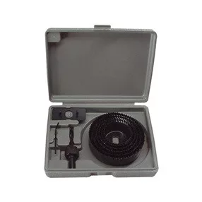   EXTOL CRAFT körkivágó klt. fához (műanyag dobozban) ; 8db, mélység: 25mm, 65-130mm