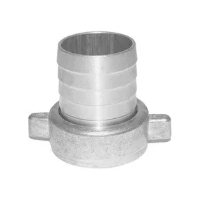   HERON tömlővég csatlakozó, rögzítő anyával, fém 2"×2"; acél ötvözet, 8895101 szivattyúhoz