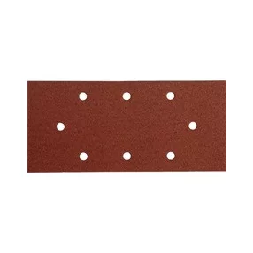   EXTOL PREMIUM csiszolópapír, tépőzáras, 93×190 mm, 8  lyukas klt, P60, 10db/cs, 407115-höz