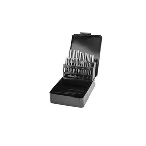   EXTOL PREMIUM menetfúró klt., kézi, fém dobozban; 21db, M3,4,5,6,8,10,12, jó minőségű szénacél, hajtóvas nélkül