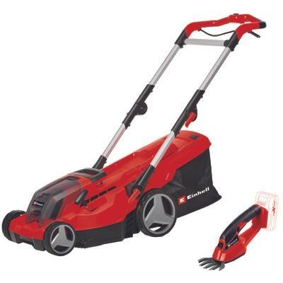Einhell GE-CM 36/37 Li Set (2x3,0Ah)akkus fűnyíró szett