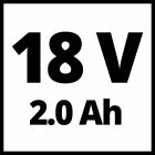 Einhell GC-CL 18 Li E Kit (1x2,0Ah)  lombfújó