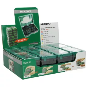   Hikoki 40030021 Bit-készlet, 1/4''-os, 23 darabos, ütés, mágneses bittartóval, I-es