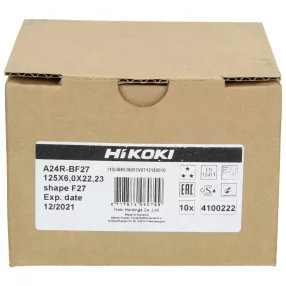 Hikoki 4100222 Nagyolótárcsa, 125 x 6,0 x 22,23 mm, inox,