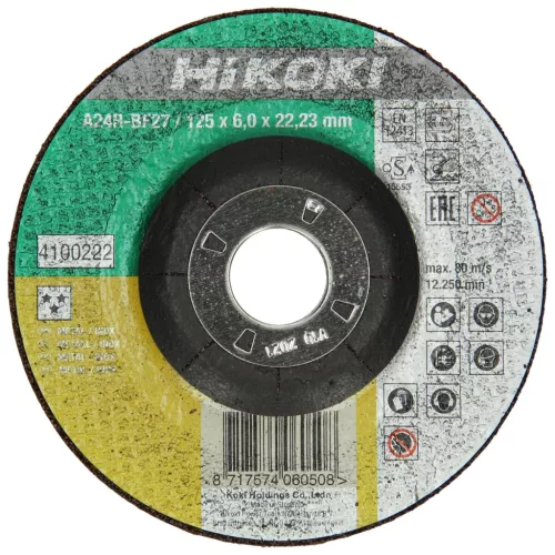 Hikoki 4100223 Nagyolótárcsa, 150 x 6,0 x 22,23 mm, inox,