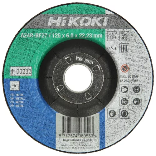 Hikoki 4100234 Nagyolótárcsa, 180 x 6,0 x 22,23 mm, acél,
