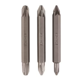   Hikoki 4100307 3 bit, 1/4''-os, dupla végű Phillips/Pozidriv PH1/PZ1, PH2/PZ2, PH3/PZ3, 60