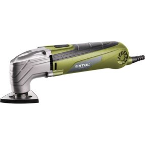   EXTOL CRAFT multifunkciós szerszámgép, 300W; fordulatszám: 15.000-21.000/perc, 3 db cserélhető fej, 1,1 kg