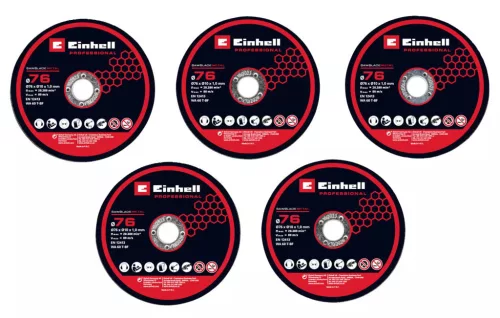 Einhell Vágókorong szett 76 mm (5db) akkus vágógép tartozék