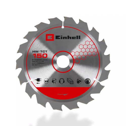 Einhell TCT Fűrészlap, Ø 150 x 20 x 1,6 mm, 18 fog