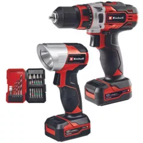   Einhell TE-CD 12/1 Li +22+CL (2x2.0Ah) akkus fúró-csavarozó szett