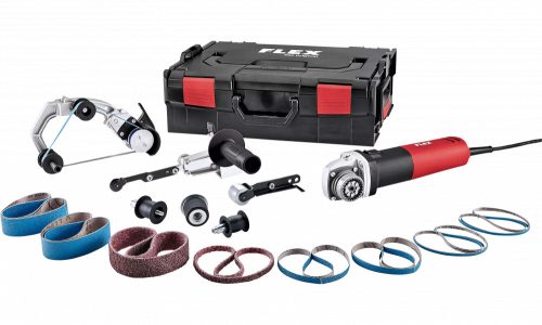 Flex BRE 8-4 INOX Set Csőcsiszoló és kiegészítő szalagcsiszoláshoz, TRINOXFLEX szett