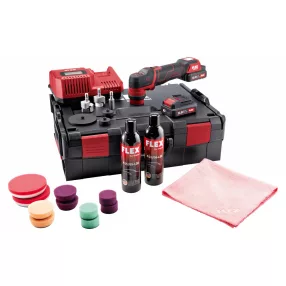   Flex PXE 80 10.8-EC/2.5 P-Set Intelligens akkus polírozó 10,8 V szett