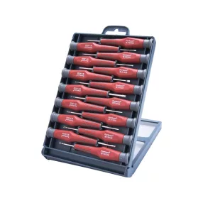   FORTUM órás csavarhúzó klt. 15db, két komponensű ergonomikus markolat, műanyag tartóban