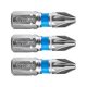 FORTUM behajtóhegy PZ, 3 db, S2 acél; PZ 1×25mm, bliszteren