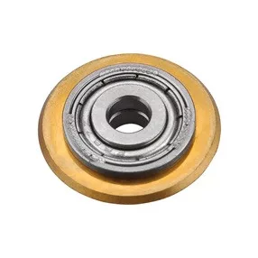   FORTUM vágókerék a 4770808, 4770810, 4770812 csempevágókhoz, titánium-volfrám-karbid, 22×6×6 mm, csapágyas