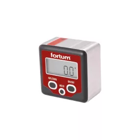   FORTUM digitális szögmérő, mérési tartomány: ±180° (0°-360°), pontoság: ±0,1°, felbontás: 0,1° FORTUM