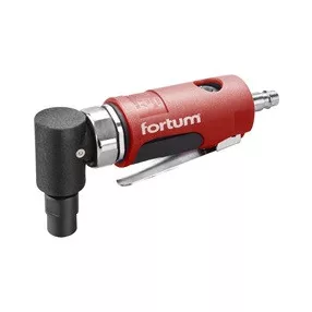   FORTUM pneumatikus furatköszörű, derékszögű, 125 mm,1/4"; (6 és 3 mm bef), 20.000 1/min, 127 l/min, 6,3 Bar, 1/4" csatl., 0,5kg