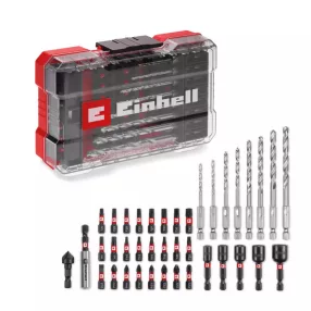   Einhell M-CASE 39 részes ütvefúró készlet fémfúrókkal