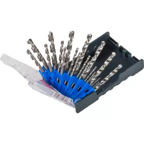   KWB kovácsolt, hengeres, polírozott spirálfúrószár, 19 db 1-10 mm   DIN 338    118° fúrócsúcs 