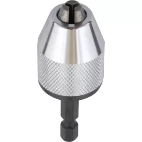   KWB PROFI 1/4 " HEXAGON befogású kulcs nélküli fúrótokmány 0,5-6,5 mm  DIN 6349 L,  ISO 1173  