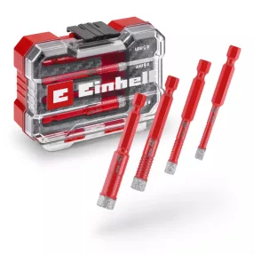 Einhell XS-CASE 4 részes csempefúró készlet
