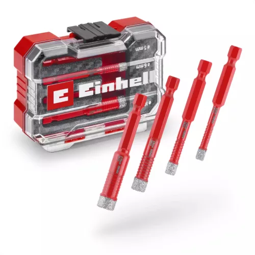 Einhell XS-CASE 4 részes csempefúró készlet