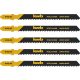KWB PROFI szúrófűrészlap 5 db 100/77 mm  medium vágás