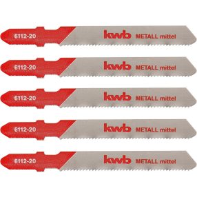   KWB PROFI szúrófűrészlap 5 db fogtávolság: 1,5 mm   77/50 mm medium, tiszta egyenes vágás