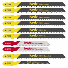 Einhell Beszúrófűrészlap készlet 10 részes, T-szár 