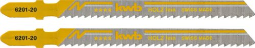 KWB PROFI szúrófűrészlap 2 db fogtávolság: 2,5 mm  100/77 mm  finom, tiszta egyenes vágás