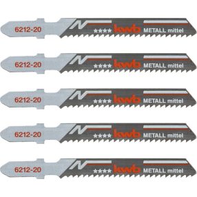   KWB PROFI szúrófűrészlap 5 db fogtávolság: 2,0 mm  77/50 mm   médium egyenes vágás