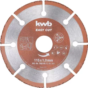   KWB PROFI EASY CUT TCG CARBIDE vágótárcsa 115 x 22,23 x 1,0 mm