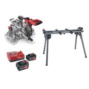   Flex SMS 190 18.0-EC/5,0 Ah szett akkus gérvágó fűrész asztallal