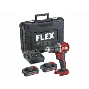   Flex DD 2G 18.0 EC LD C 2 sebességes akkus ütvefúró-csavarozó 18,0 V / 2,5 Ah szett
