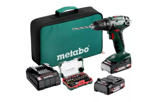 Metabo BS 18 Set Akkus fúrócsavarozó