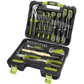   EXTOL CRAFT szerszámkészlet, 57db, 1/4" CV.; 10 dugófej(4-13mm), racsnis kar+fogók,csavarhúzók,órás csavarhúzók, imbuszkulcs,BIT-ek