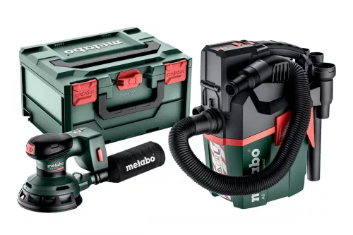 Metabo Set SXA 18 LTX 125 BL + AS 18 L PC Compact Akkus gép készletben