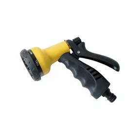   EXTOL CRAFT pisztoly szórófej, locsoló, ergonomikus ; műanyag 7 féle sugár, kuplung csatlakozóval