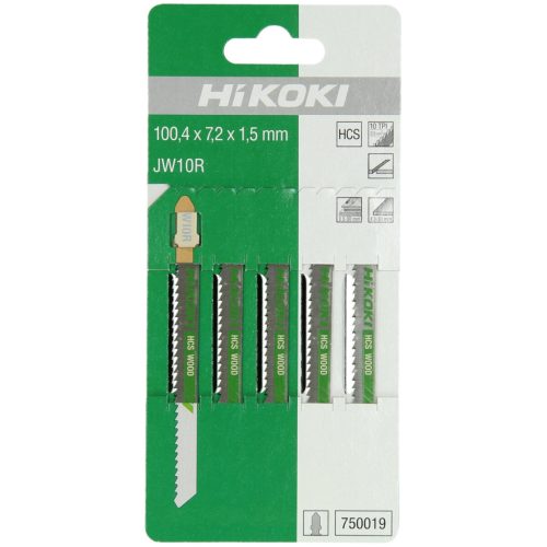 Hikoki 750019 5 szúrófűrészlap, fa, HCS,