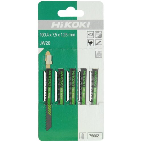 Hikoki 750021 5 szúrófűrészlap, fa, HCS,