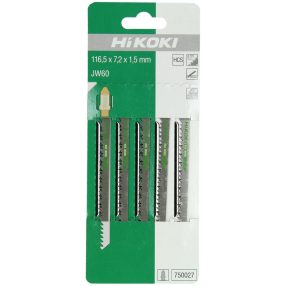 Hikoki 750027 5 szúrófűrészlap, fa, HCS,