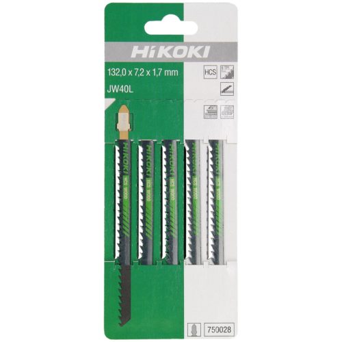 Hikoki 750028 5 szúrófűrészlap, fa, HCS,
