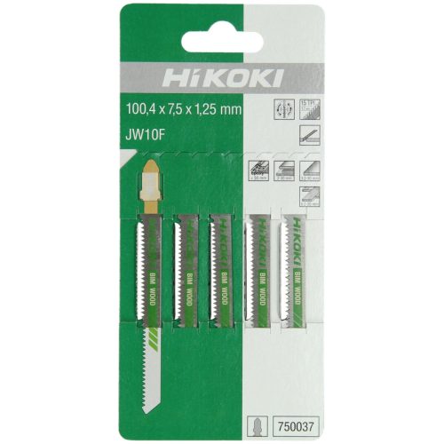 Hikoki 750037 5 szúrófűrészlap, fa, BIM,