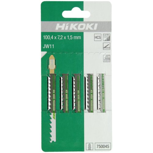 Hikoki 750045 5 szúrófűrészlap, fa, HCS,