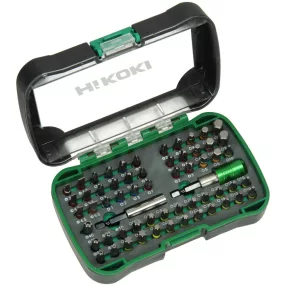   Hikoki 750364 Bit-készlet, 1/4''-os, 60 darabos, 25