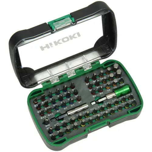 Hikoki 750364 Bit-készlet, 1/4''-os, 60 darabos, 25