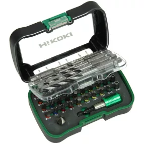   Hikoki 750365 Bit-/fúrószárkészlet, 1/4''-os, 50 darabos, 25